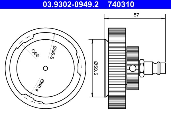 Tube de reniflard 87 