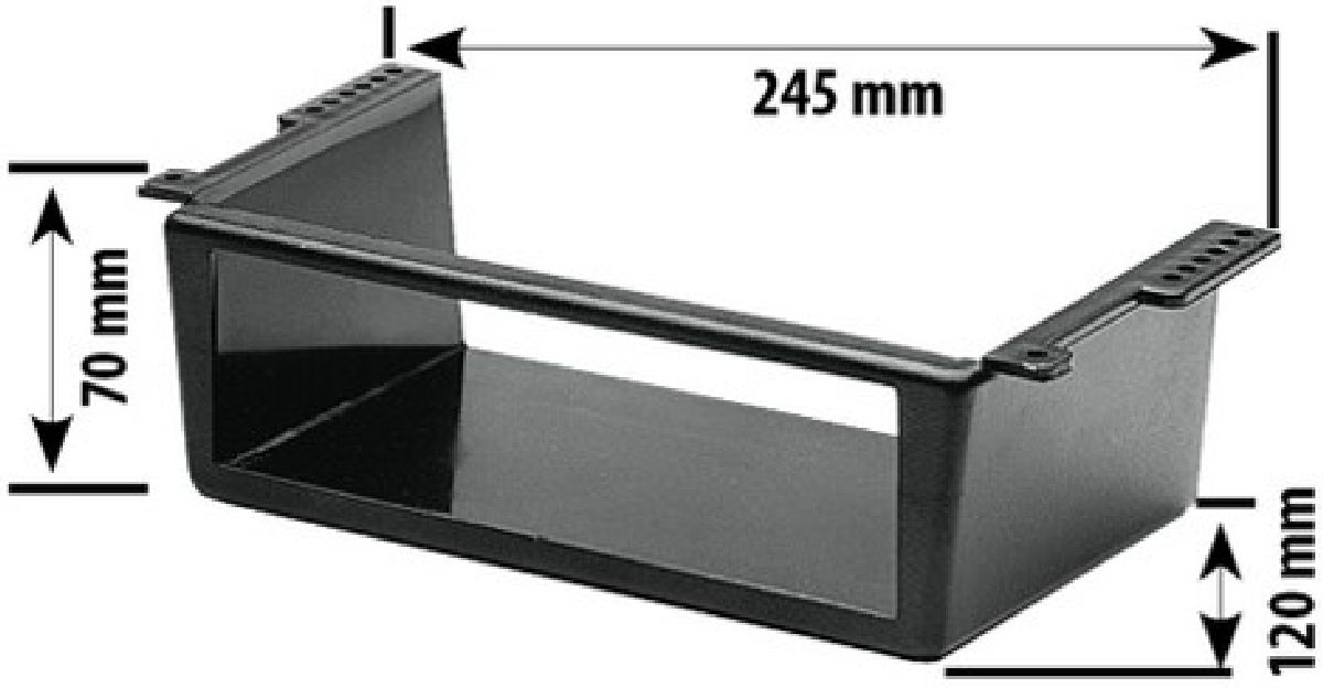 Universal Unterbaukonsole ISO DIN-1