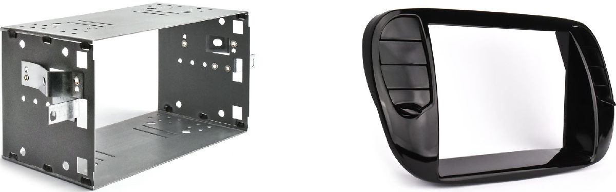 Kit Radioblende glänzend schwarz