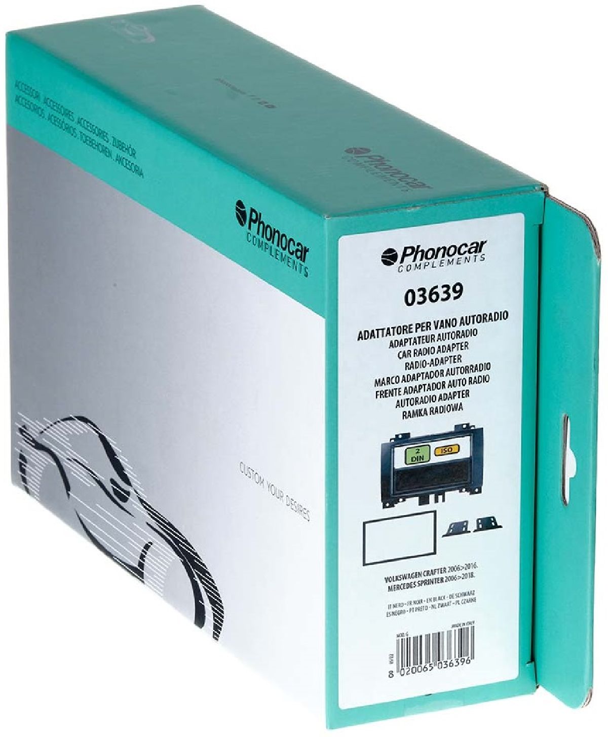 Radioblende schwarz Mercedes/VW