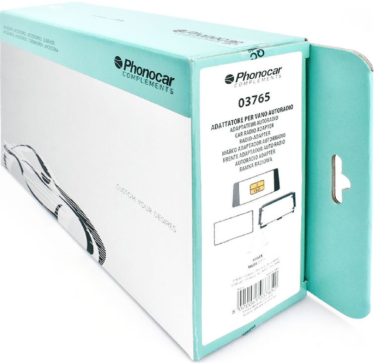 Kit Radioblende schwarz Nissan