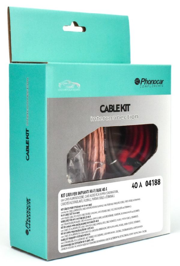 Kabelkit fr Hi-Fi System 40Amp.