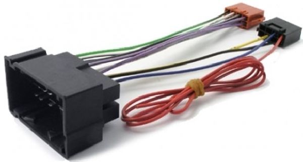 Kit de montage alimentation+haut parleur connecteur ISO