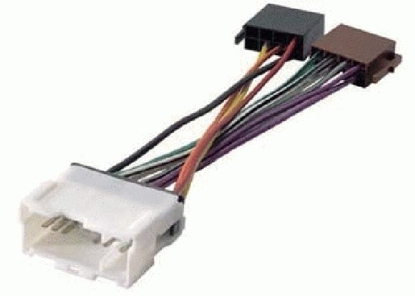 Kit de montage alimentation+haut parleur connecteur ISO