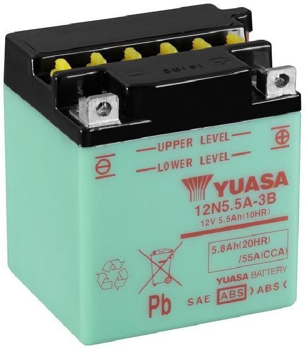 Conventional 12V/6Ah/55A LxLxH: 103 // 90 // 114 // C:0