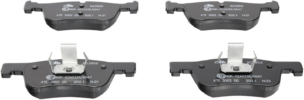 Bremsbelagsatz, Scheibenbremse