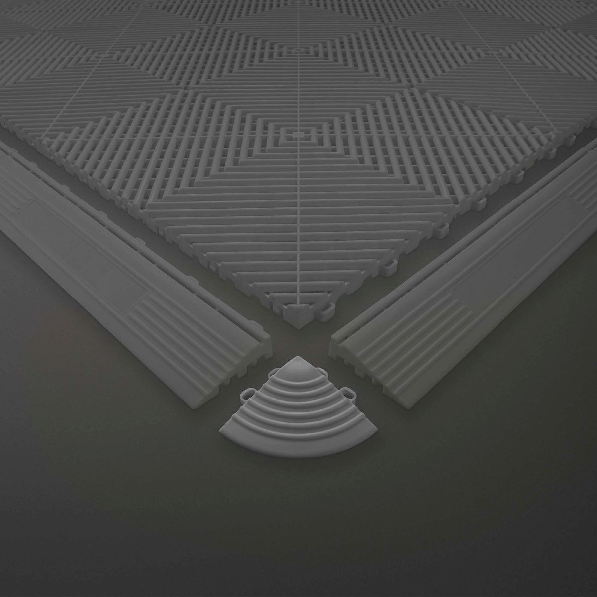 Fleisenecke 7x7x1.8cm grau