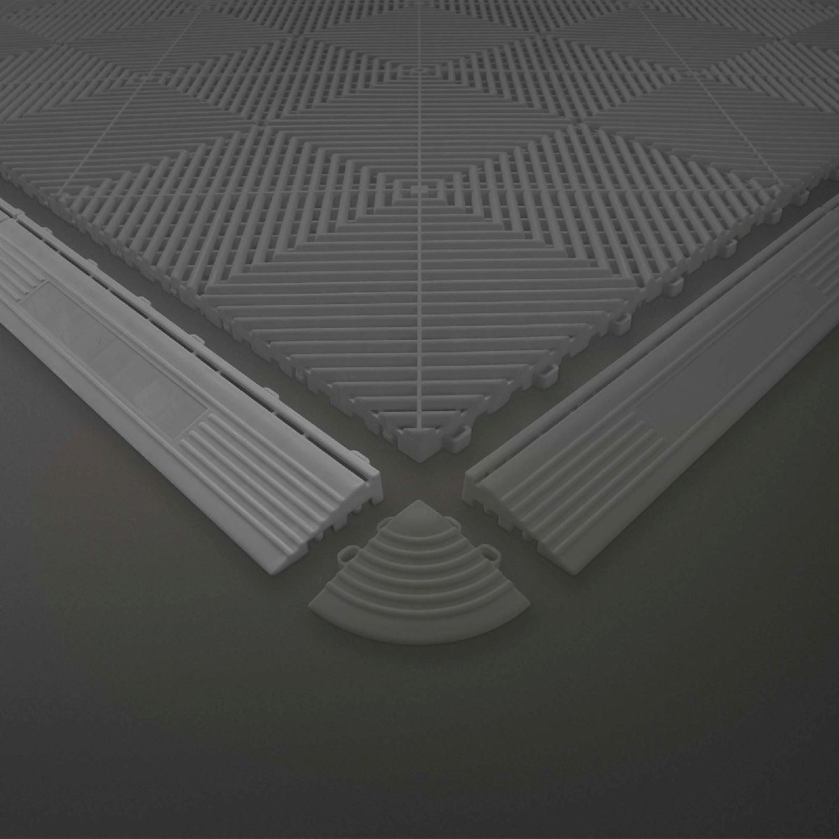 Fliesenprofil (weiblich) grau