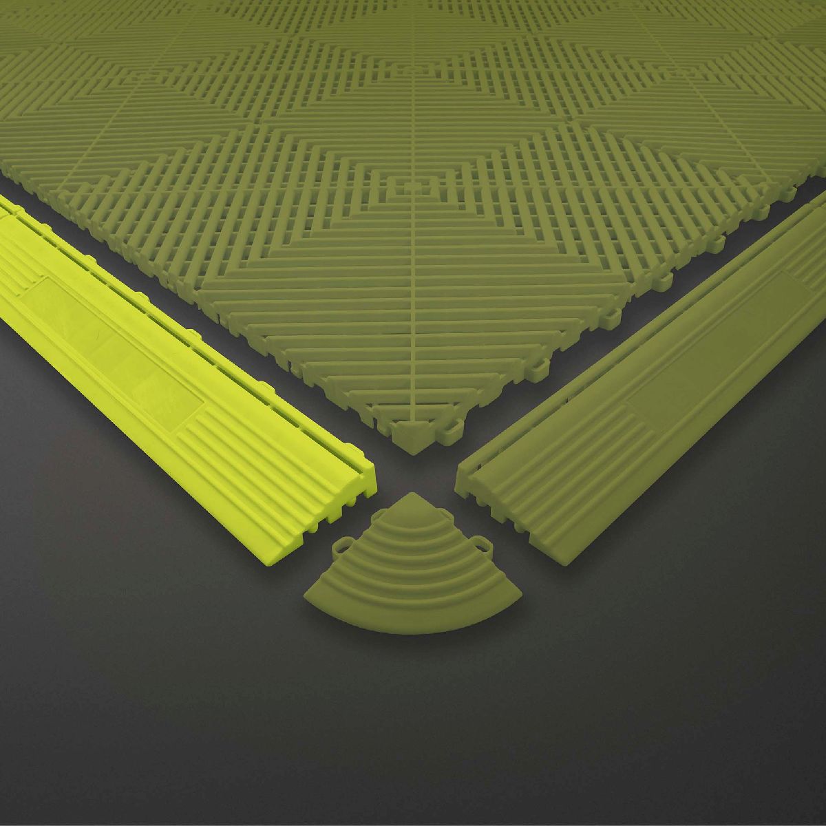 Fliesenprofil (weiblich) gelb