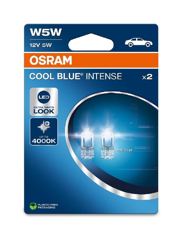 Cool blue intense (Next Gen.) 12V 5W W2,1x9,5d Doppelblister