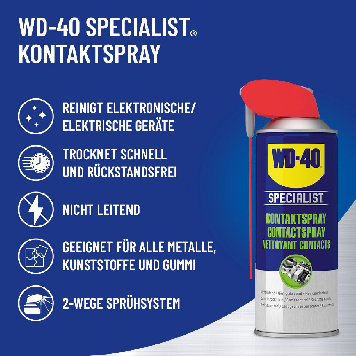WD-40 specialist Nettoyant contacts