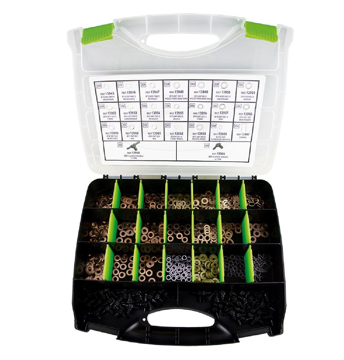 Injektor-Kupferringe Set