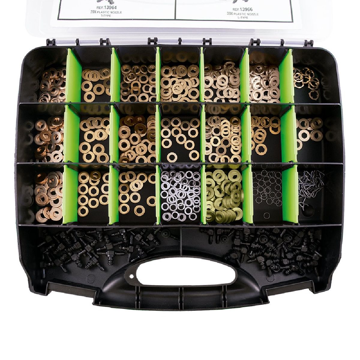 Jeu d'anneaux en cuivre pour injecteurs 551 pc.