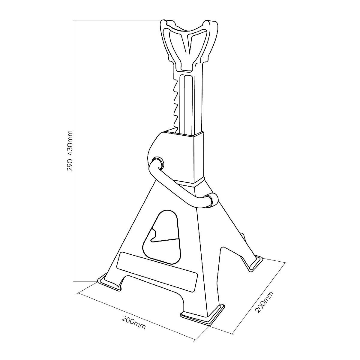 Unterstellbock-Set 3T 2-teilig