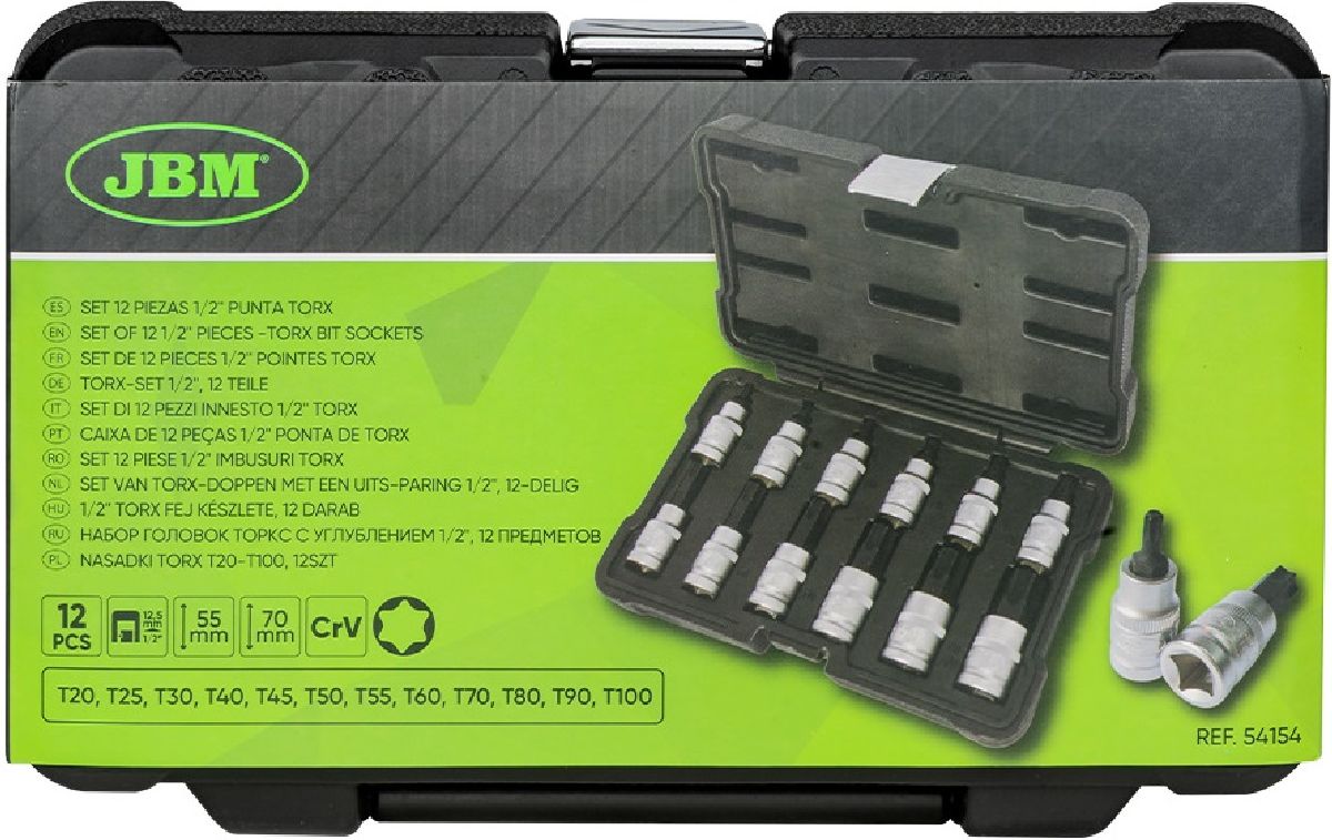 Caisse  outils Torx 1/2
