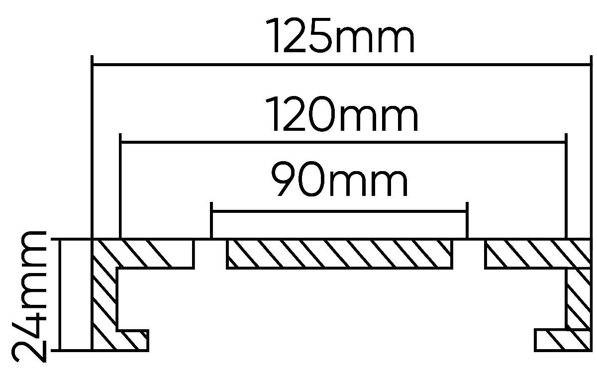 Gummiauflage Hebeb�hne 125mm