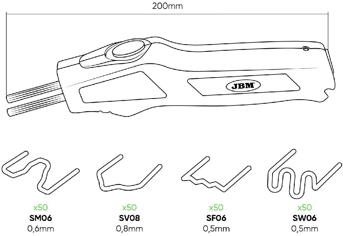 Appareil de soudage des plastiques pour les r�parations de carrosserie