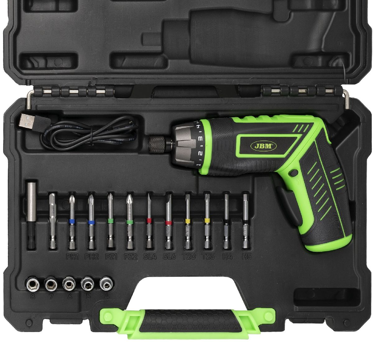 Akkuschraubendreher und Bitset 16-teilig