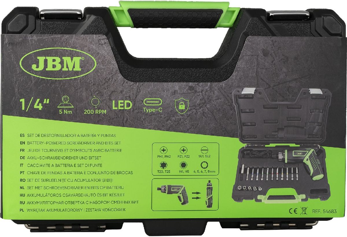 Akkuschraubendreher und Bitset 16-teilig