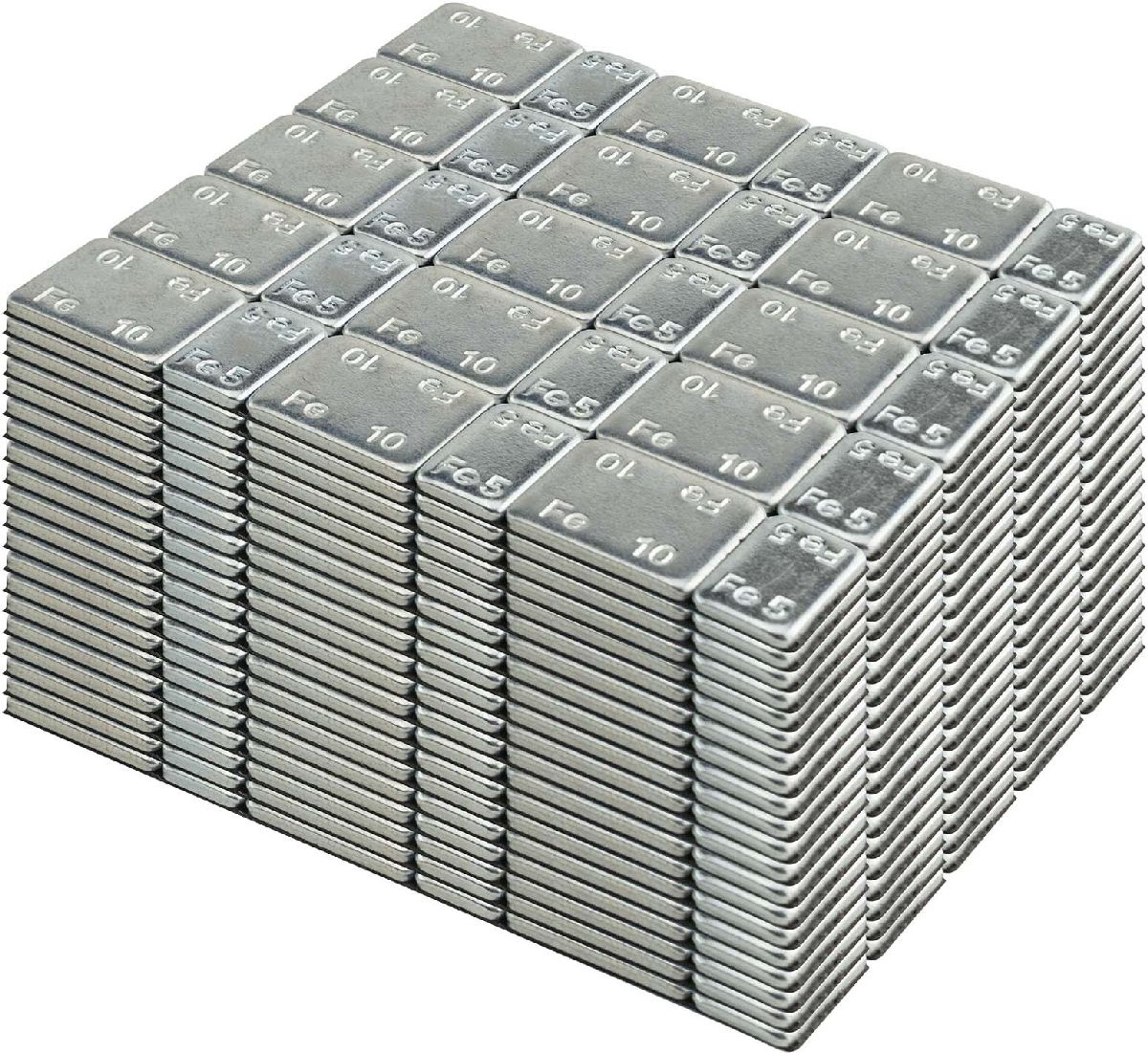 Auswuchtgewichte selbstklebend Eisen 45Gr. (3x5 + 3x10Gr.)