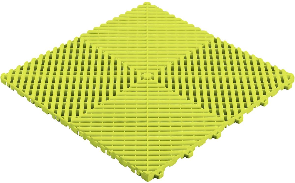 Bodenfliesse perforiert 40x40x1.8cm gelb