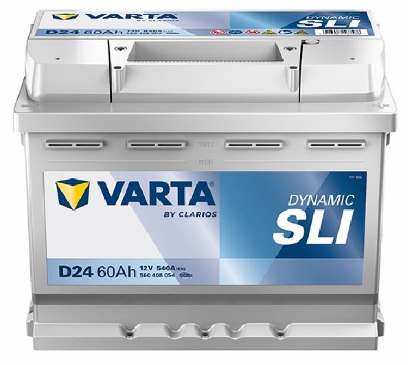 Batterie 12V/60Ah/540A LxLxH 242x175x190mm/C:0