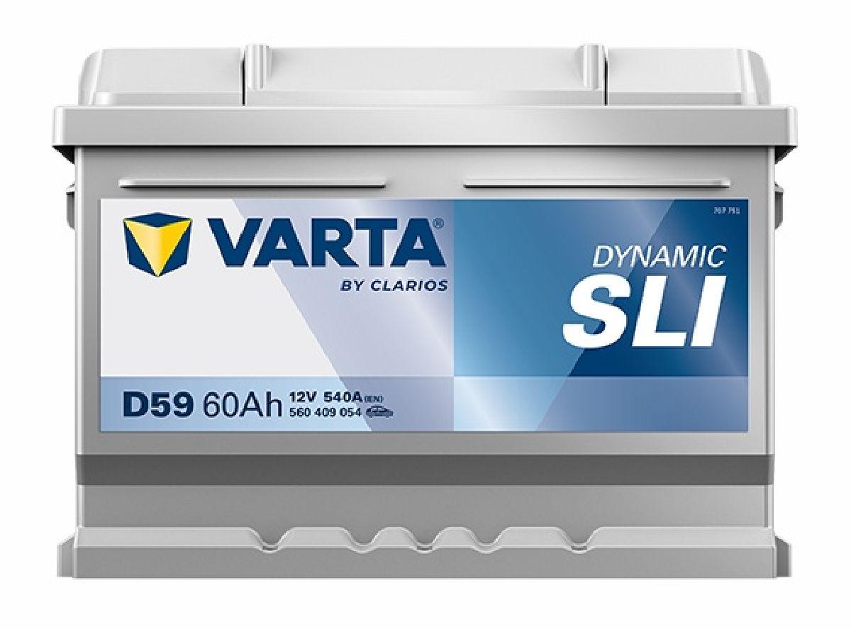 Batterie 12V/60Ah/540A LxLxH 242x175x175mm/C:0