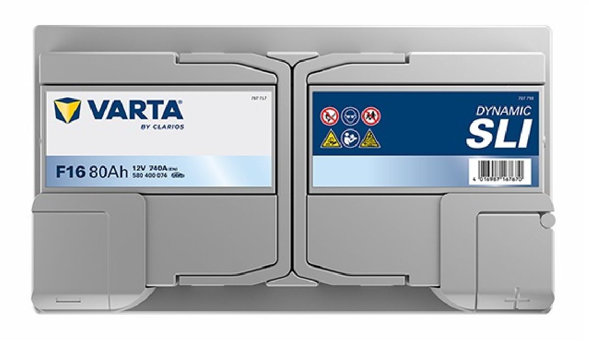 Starterbatterie 12V/80Ah/740A LxBxH 315x175x190mm/S:0