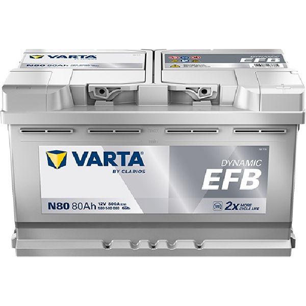 EFB-Batterie 12V/80Ah/800A LxBxH 315x175x190mm/S:0