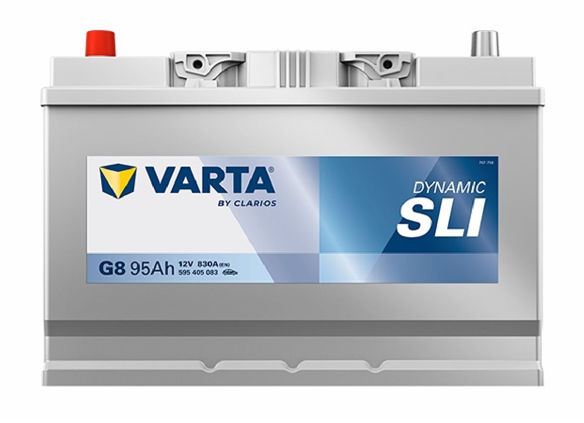 Batterie 12V/95Ah/830A LxLxH 306x173x225mm/C:1