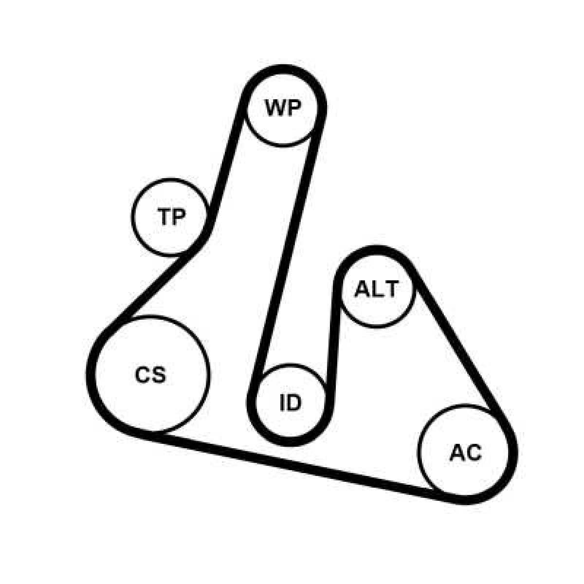 Keilrippenriemensatz 