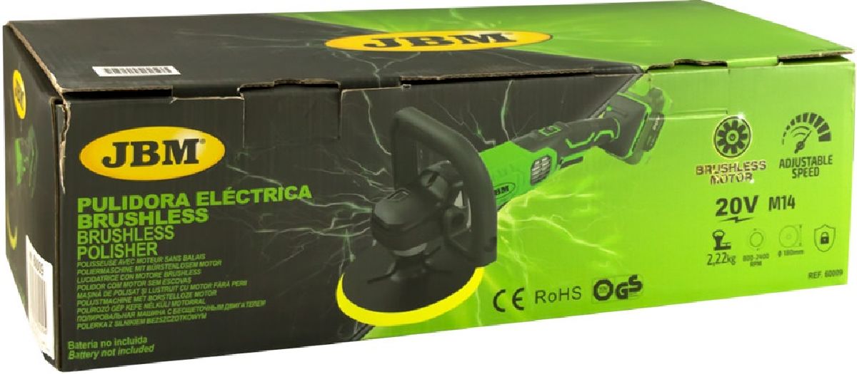 Akku-Poliermaschine Brushless Motor
