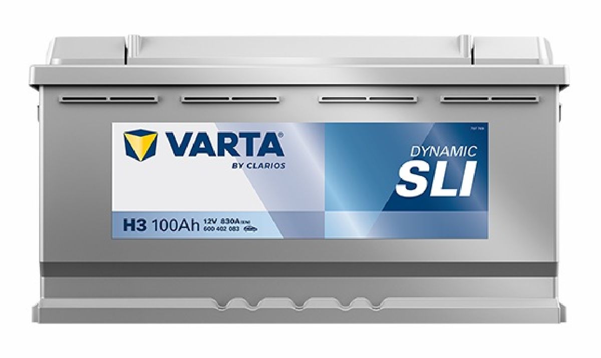 Starterbatterie 12V/100Ah/830A LxBxH 353x175x190mm/S:0