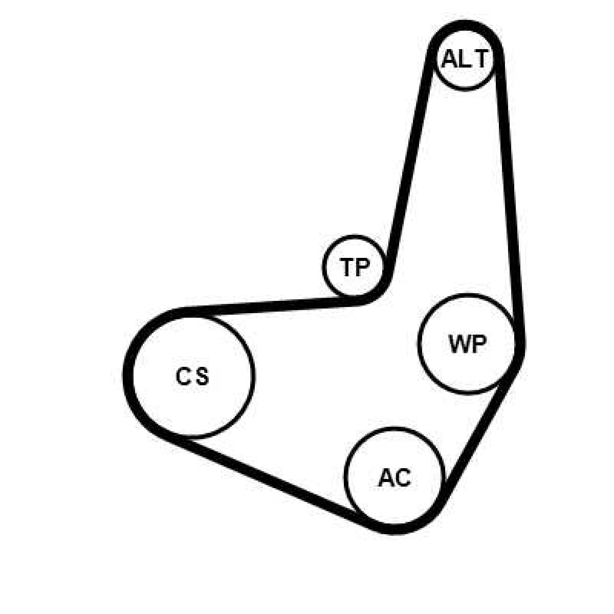 Keilrippenriemensatz 