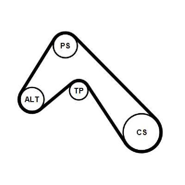 Keilrippenriemensatz 