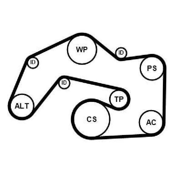 Keilrippenriemensatz 