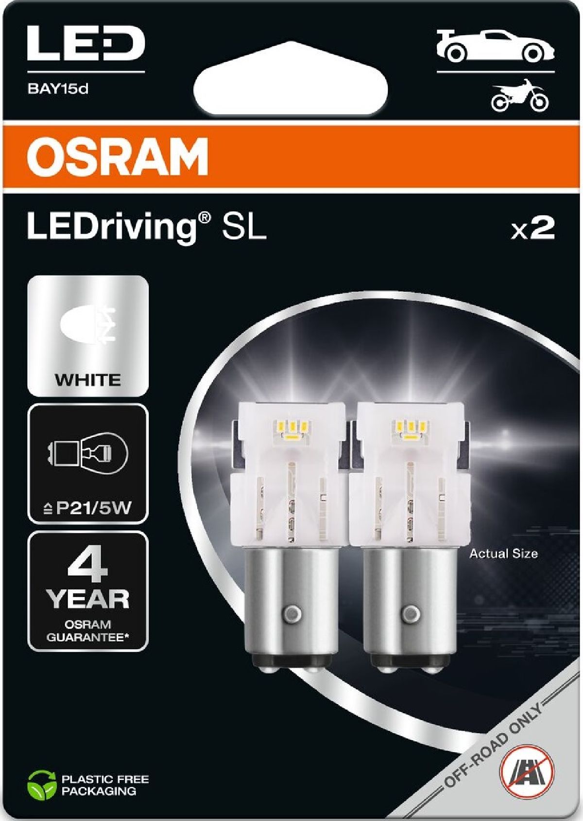 LEDriving SL White 6000K Doppelblister