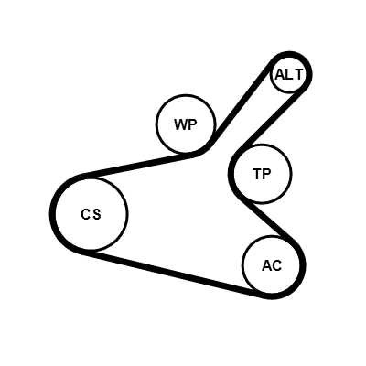 Keilrippenriemensatz 