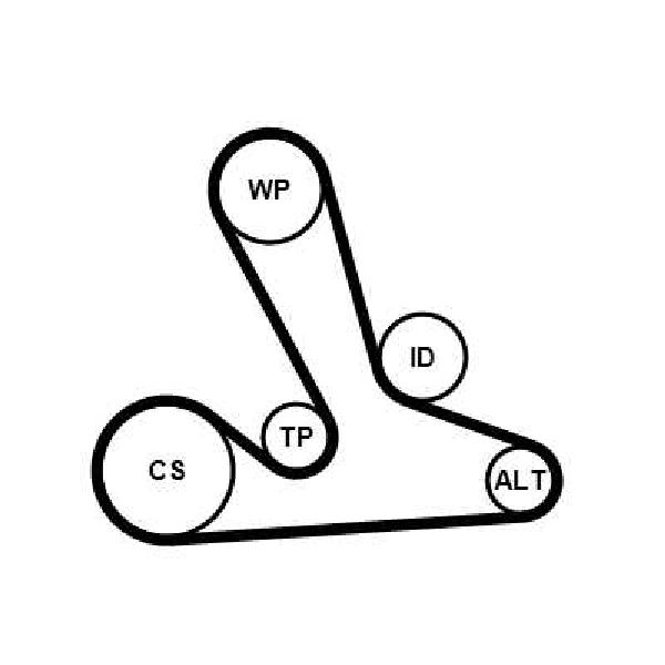 Keilrippenriemensatz 