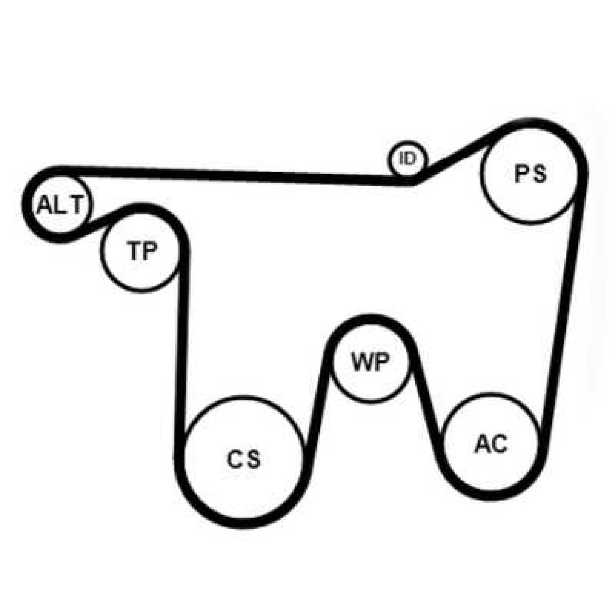 Keilrippenriemensatz 