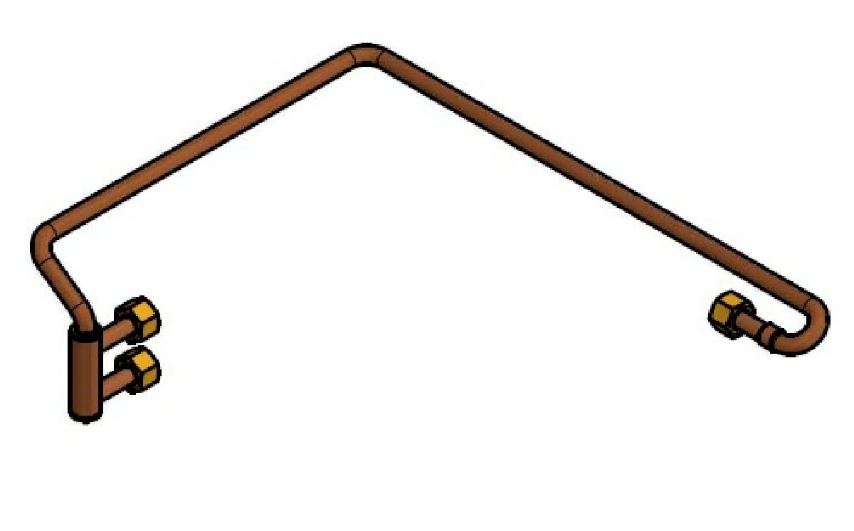 Rohrleitung Kondensator>Trockner Ø10