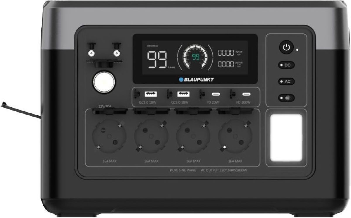 Portable Powerstation 1536Wh 1800W // 220V