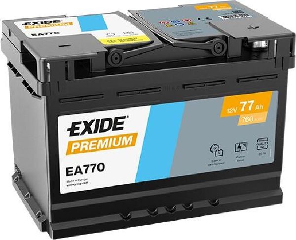 Exide Premium 12V/77Ah/760A LxBxH 278x175x190mm/B13/S:0