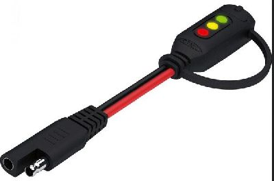 Cble de batterie 550mm avec affichage d'tat par LED (SAE-72)