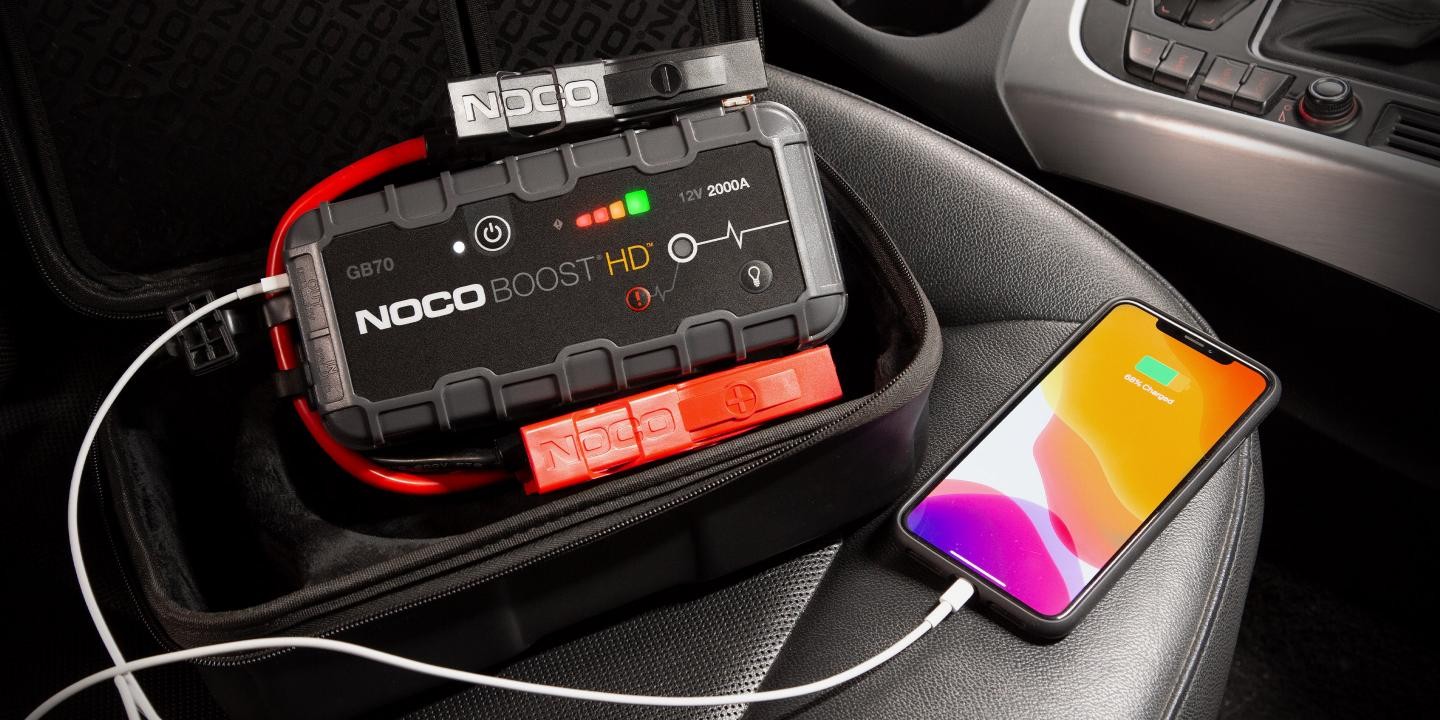 Noco Genius Boost HD jump starter 2000A/12V