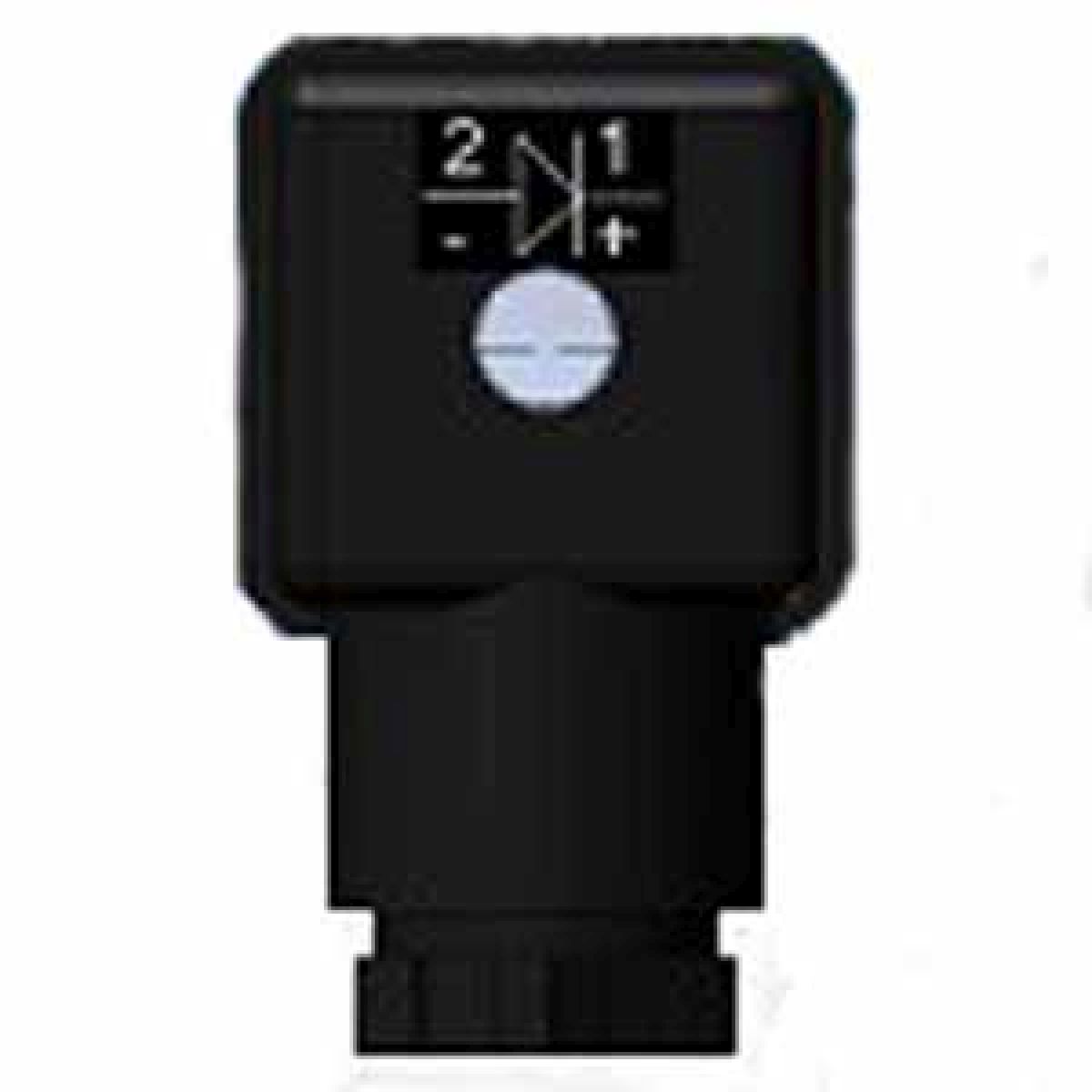 Stecker f. Spule m. Diode 12/24V