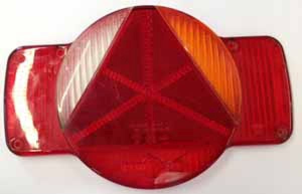 Lichtscheibe rechts Humbaur miit R�ckfahrleuchte inkl. Schrauben