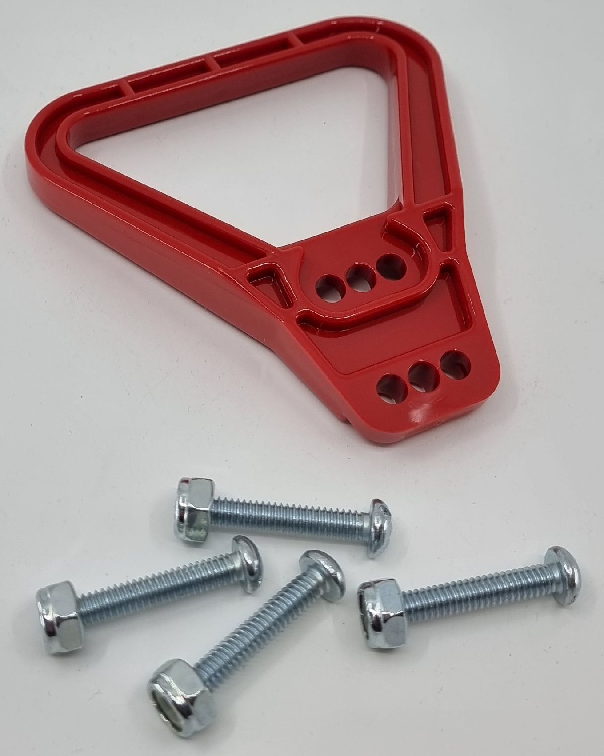 Griff rot mit Schrauben