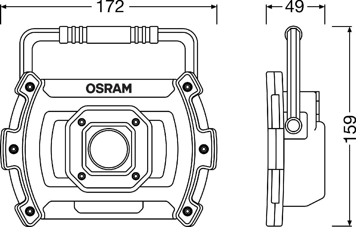 LEDinspect FLOODLIGHT 600 ESSENTIAL 