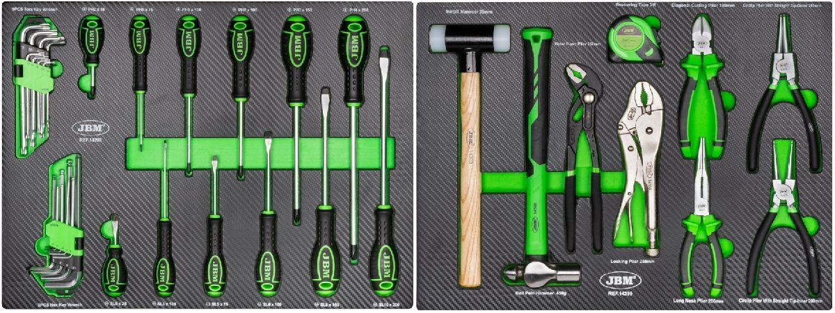 Modulares Werkstattm�bel-Set 18 Teile, Rot